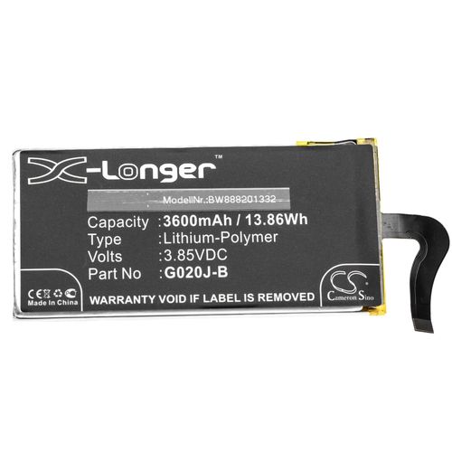 Vhbw Batterie Compatible Avec Google Pixel 4 Xl, G020p Smartphone (3600mah, 3,85v, Li-Polymre)