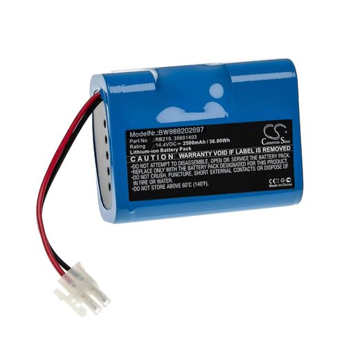 vhbw Batterie compatible avec Hoover RBC040011, RBC040019, RBC050, RBC050/1011 aspirateur, robot lectromnager (2500mAh, 14,4V, Li-ion)