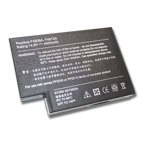 vhbw Batterie compatible avec HP / CompaQ Omnibook XE4500s-F4867JT, XE4500s-F4868H, XE4500s-F4868HG ordinateur portable (4400mAh, 14,8V, Li-ion)