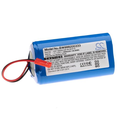 vhbw Batterie compatible avec iLife V3s, V5, V5s, V3 robot lectromnager (2600mAh, 11,1V, Li-ion)