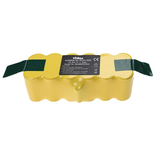 vhbw Batterie compatible avec Klarstein Cleanfriend Veluce R290 robot lectromnager (1500mAh, 14,4V, NiMH)