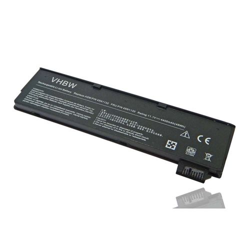 vhbw batterie compatible avec Lenovo ThinkPad L450(20DSA065CD), L450(20DSA078CD), L470(20J4/20J5) laptop (4400mAh, 11,1V, Li-Ion, noir)