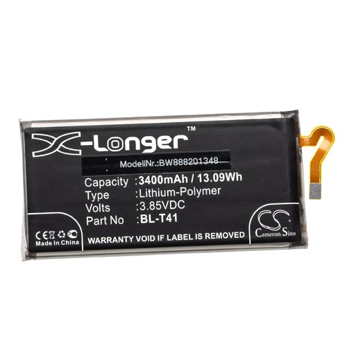 Vhbw Batterie Compatible Avec Lg V40 Thinq, V405ua0, V405uab, V409n Smartphone (3400mah, 4,4v, Li-Polymre)