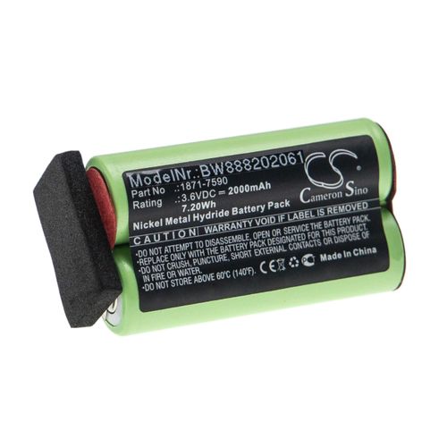 Vhbw Batterie Compatible Avec Moser Chromstyle 1871, Super Cordless 1872 Clipper Tondeuse  Cheveux (2000mah, 3,6v, Nimh)