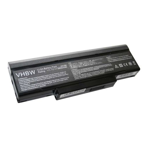vhbw Batterie compatible avec MSI Megabook GX400, GX400X, GX403, GX403X, GX600, GX600X, GX610, GX610X ordinateur portable (6600mAh, 11,1V, Li-ion)