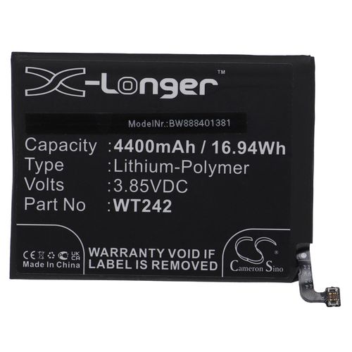 Vhbw Batterie Compatible Avec Nokia 2,4, Ta-1270, Ta-1274, Ta-1275, Ta-1277 Smartphone (4 400mah, 3,85v, Li-Polymre)