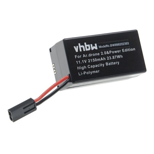 Vhbw Batterie Compatible Avec Parrot Ar.Drone 2,0, 2.0 Elite Edition Drone (2150mah, 11,1v, Li-Polymre)