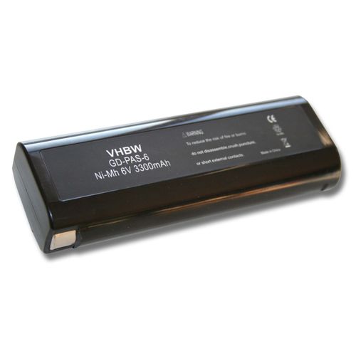 Vhbw Batterie Compatible Avec Paslode Impulse Im350 Nail Gun, Im45 Cw, Im45gn, Im50 F18 Outil lectrique (3300 Mah, Nimh, 6 V)
