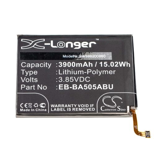 Vhbw Batterie Compatible Avec Samsung Galaxy A50, A50 2019, Sm-A505, Sm-A505f/Ds Smartphone (3900mah, 3,9v, Li-Polymre)