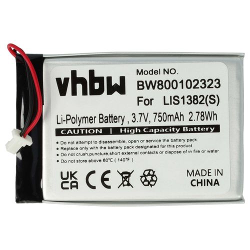 vhbw Batterie compatible avec Sony Portable Reader PRSA-CL1 liseuse e-book reader (750mAh, 3,7V, Li-polymre)