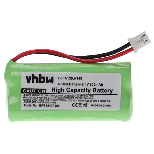 Vhbw Batterie Compatible Avec T-Com Sinus 100 Tlphone Fixe Sans Fil (800mah, 2,4v, Nimh)