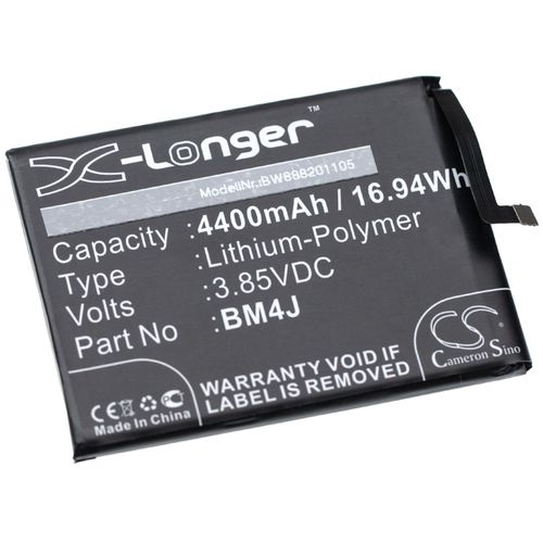 Vhbw Batterie Remplacement Pour Xiaomi / Redmi Bm4j Pour Smartphone (4400mah, 3,85v, Li-Polymre)
