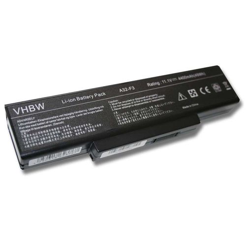 vhbw Batterie ordi. portable (Li-Ion, 4400mAh, 11.1V, 48.84Wh, noir) compatible avec MSI Megabook EX400, EX600, GX400, GX600, GX610, GX620
