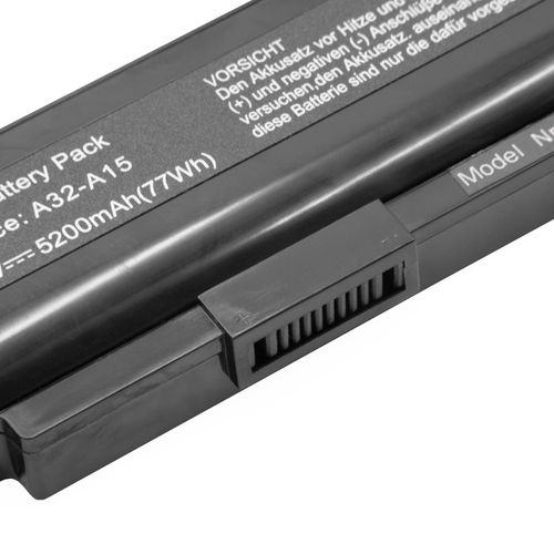 vhbw batterie remplace Medion A32-A15, A41-A15, A42-A15, A42-H36 pour laptop (5200mAh, 14,8V, Li-Ion, noir)