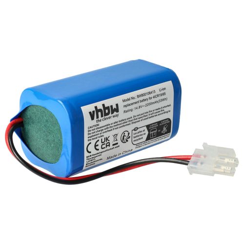 vhbw Batterie remplacement pour Silvercrest 305857, UR18650ZT-4S1P-AAF pour robot lectromnager (2200mAh, 14,8V, Li-ion)