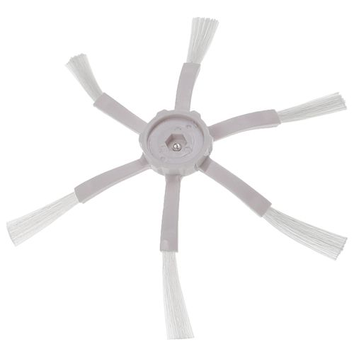 vhbw Brosse latrale compatible avec Roborock S7 MaxV Plus, Max Ultra, MaxV robot aspirateur - blanc