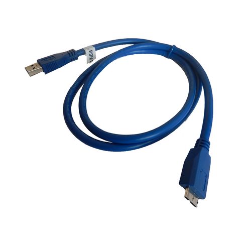 Vhbw Cble Data-Chargeur Micro Usb 3.0 Bleu Pour Samsung Galaxy S5 Gt-I9600, Sm-G900, Sm-G900h, Sm-G600r4, Remplace: Et-Dq11y1wegww