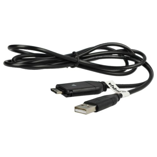 vhbw Cble de donnes USB compatible avec Samsung Digimax SL600, SL605, SL420, SL502, SL201, SL310, SL310W, SL202, SL203 appareil photo, 150 cm