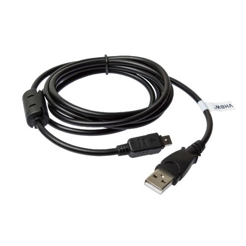 vhbw Cble USB transfert de donnes compatible avec Olympus OM-D E-M1 Mark II, E-M5 Mark II, E-M10 Mark II, E-M10 remplacement pour CB-USB5, CB-USB6