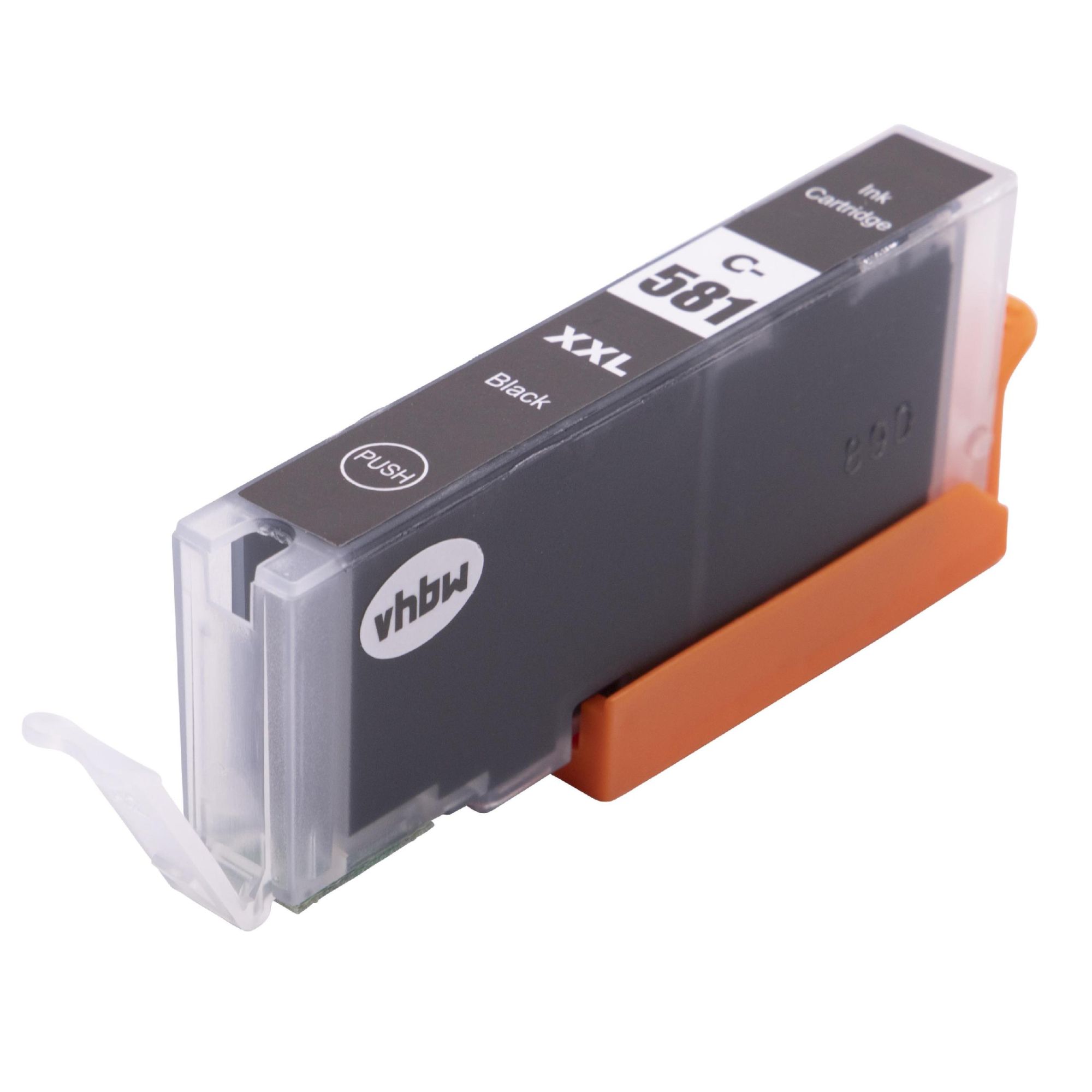 Vhbw Cartouche D'encre Noir 12ml Pour Canon Pixma Ts8152, Ts8250, Ts8251, Ts8252, Ts9150, Ts9155, Ts9550, Ts9551c -+ Puce