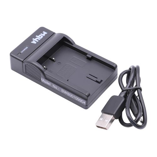 vhbw Chargeur USB de batterie compatible avec Canon Srie MV MV500, MV500i, MV530i, MV550i, MV600i batterie appareil photo digital, DSLR, action cam