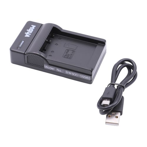 vhbw Chargeur USB de batterie compatible avec ISaw 083443A, A1 batterie appareil photo digital, DSLR, action cam