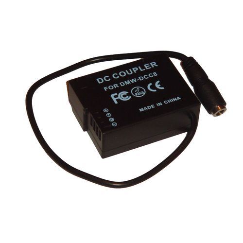 vhbw Adaptateur batterie factice compatible avec Panasonic Lumix DMC-G6, DMC-G6KK, DMC-G7, DMC-G70, DMC-G70H appareil photo, reflex, numrique, DSLR