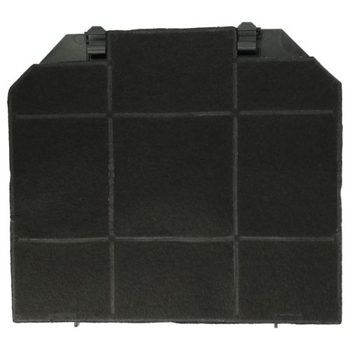 vhbw Filtre  charbon actif compatible avec AEG 942492458, 942492459, 942492478, 942492479, 942492480 hotte de cuisine - 26,5 x 23,5 x 1,5 cm