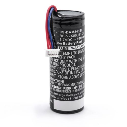 vhbw Batterie compatible avec Datalogic QuickScan QBT2X scanner de code-barre POS (1600mAh, 3,7V, Li-ion)