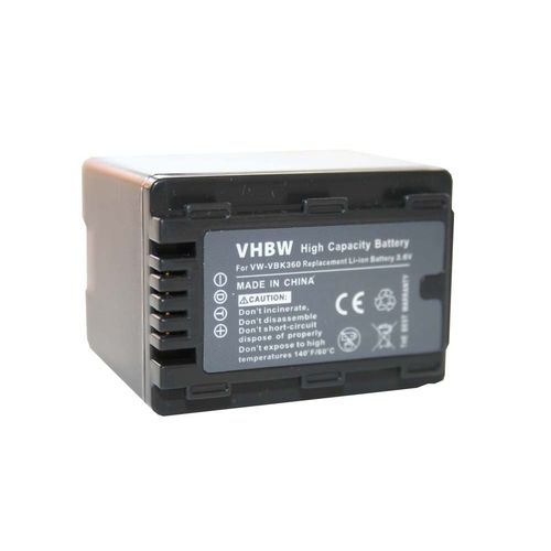 vhbw batterie compatible avec Panasonic HC-V700M, HC-V707, HC-V707EG-K camra vido (3200mAh, 3,6V, Li-ion) avec puce d'information
