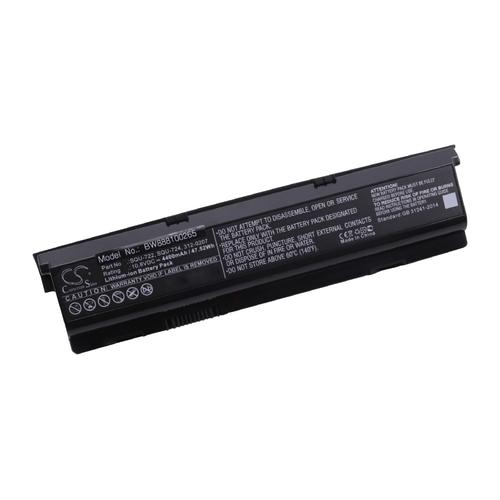 vhbw Li-Ion batterie 4400mAh (10.8V) noir pour ordinateur portable laptop notebook Dell Alienware M15X, M15X R1, P08G
