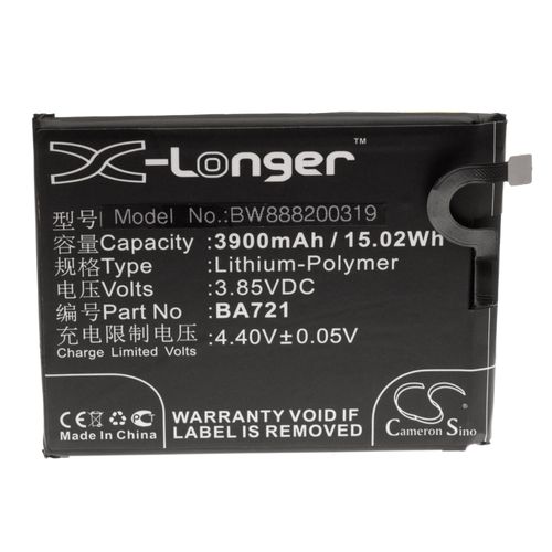 Vhbw Batterie Compatible Avec Meizu M5 Note Global Dual Sim Td-Lte, M721c, M721l Smartphone (3900mah, 3,85v, Li-Polymre)