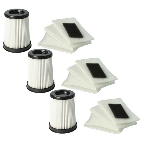 vhbw Lot de 15 filtres compatible avec Dirt Devil M2828-3, M2828-0, M2828-1, M2828-2, M2827-1 Centec, M2827-2, M2828 Centec, M2829-2, M2829-0 aspirateur