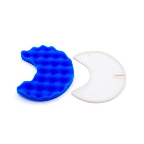 vhbw Lot de filtres remplacement pour Samsung DJ97-00849B pour aspirateur - 2x Filtres de rechange (filtre en mousse, microfiltre)