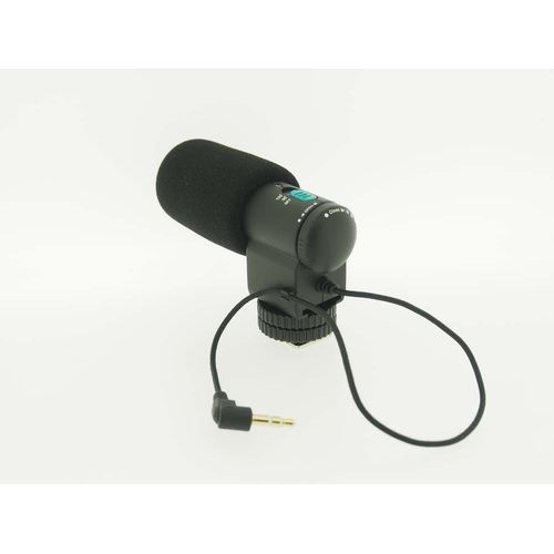 vhbw Microphone externe stro compatible avec Nikon CoolPix L610, 1 J4, 1 J5, 1 S2, 1 V2, 1 J2, 1 J1, 1 J3, 1 S1, 1V3