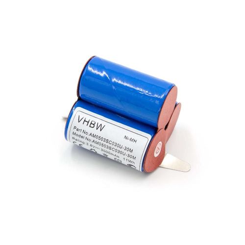 Vhbw Nimh Batterie 3000mah (3.6v) Pour Aspirateur Home Cleaner Robots Domestiques Aeg D-Scx3, E Bp 0017, Electrolux Ag41w, Emerich Sipa, Lervia