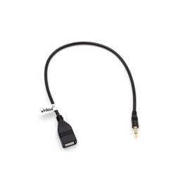 vhbw Prise de câble adaptateur USB OTG pour Auto Radio des marques