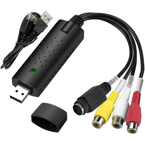 VHS to Digital Converter,Video Capture Card USB 2.0 Audio Video Capture Card Device Old VHS Mini DV Hi8 DVD VCR to Digital Converter Newway Compatible