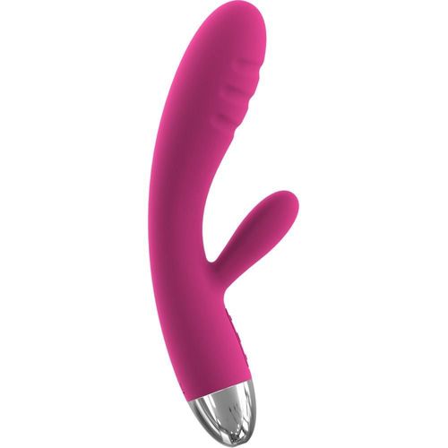 Vibromasseur Rechargeable Barbara Prune Rouge - 18 Cm