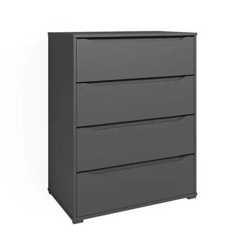 Vicco Commode Avec Tiroirs Ruben, Anthracite, 80.2 X 101.6 Cm Avec 4 Tiroirs