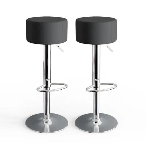 Vicco Tabouret De Bar , Noir, 38.5 X 92 Cm 2 Pices
