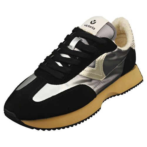 Chaussures Victoria Cometa Pour Femmes - Sneakers En Sud Et Synthtique, Noir - 40
