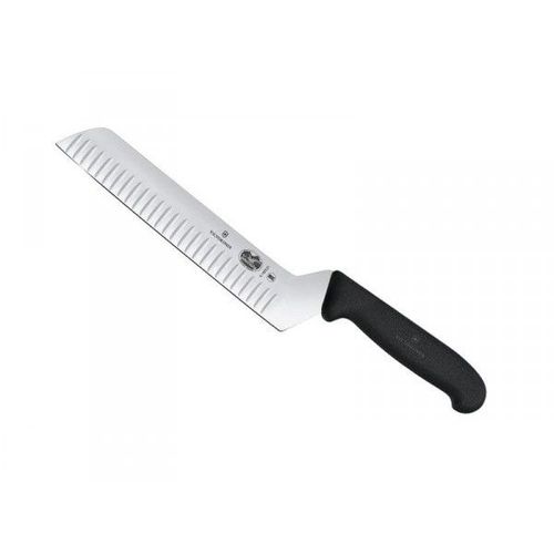 Victorinox 6.1323.21 Couteau  Beurre/Fromage  Pte Molle, Lame Large Alvole 21 Cm Inox, Manche Fibrox Noir.