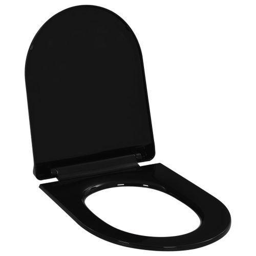 Vidaxl Abattant Wc  Fermeture En Douceur Libration Rapide Noir