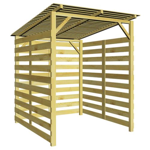 Vidaxl Abri De Stockage Du Bois De Chauffage Bois De Pin Imprgn