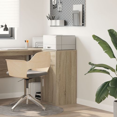 Vidaxl Armoire De Rangement En Chne Sonoma Chne Sonoma Mdf Moyenne