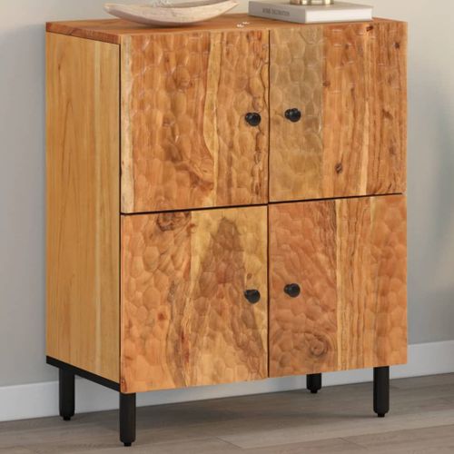 Vidaxl Armoire Latrale 60x33x75 Cm Bois Massif D'acacia
