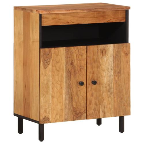 Vidaxl Armoire Latrale 60x33x75 Cm Bois Massif D'acacia