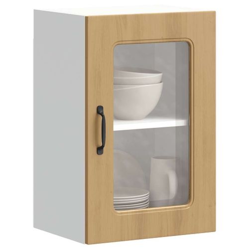 Vidaxl Armoire Murale De Cuisine Avec Porte En Verre Kalmar
