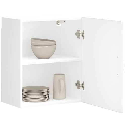 Vidaxl Armoires Murales De Cuisine 2pcs Kalmar Blanc Bois D'ingnierie